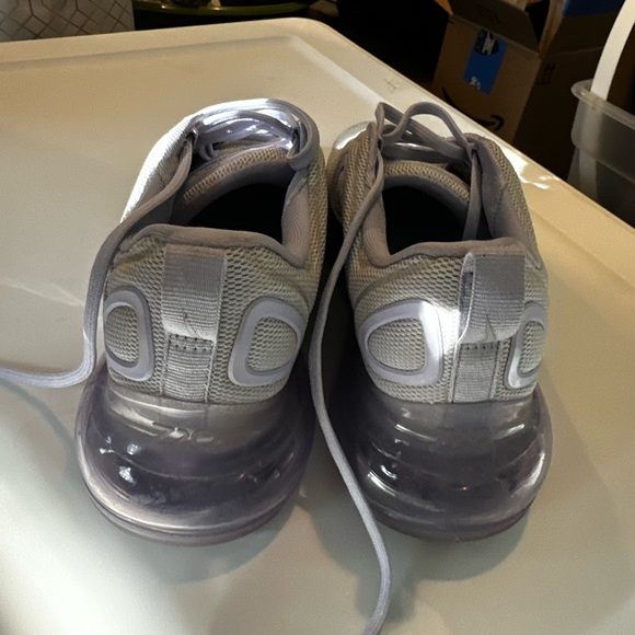 Nike Air Max White and Gray Sneakers - Picture 6 of 7